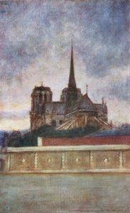 Notre Dame fra elven av Mortimer Ludington Menpes