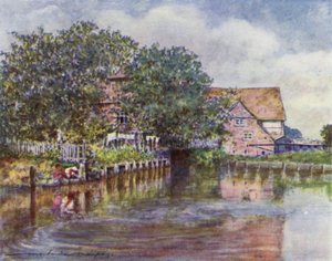 Streatley Mill av Mortimer Ludington Menpes