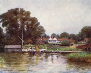 Rosehagen på Sonning av Mortimer Ludington Menpes