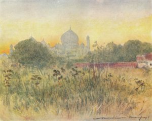 Taj Mahal, Agra, 1905 av Mortimer Ludington Menpes