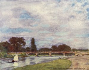 Walton Bridge av Mortimer Ludington Menpes