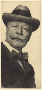 Selvportrett av Mortimer Menpes