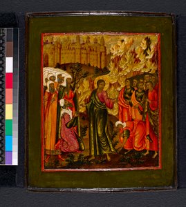 Ikon. Uidentifisert evangelieemne, 1600-1699