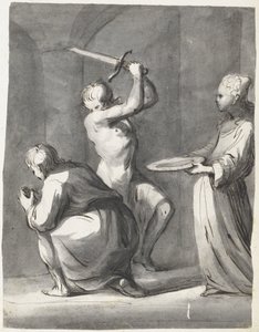 Halshugging av døperen Johannes av Moses Ter Borch