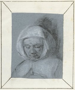 Studie av en kvinnes hode av Moses Ter Borch