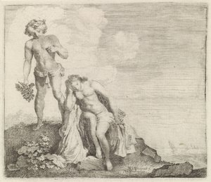 Bacchus finner Adriadne på Naxos av Moyses van Wtenbrouck