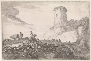 Landskap med rundt tårn Arkadiske landskap (serietittel)
