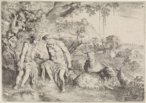 Mercury luller Argus i søvn Mercury and Argus (serietittel) av Moyses van Wtenbrouck