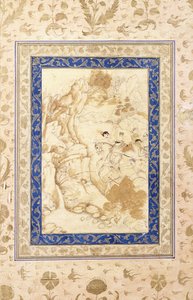 Jaktscene, ca. 1660-80 av Mughal School