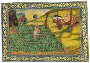 Pastoral scene av Mughal School