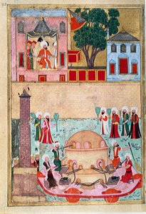 Glassblåsershow på Constantinople Racecourse-siden hentet fra kallenavnet-i Humayun (etternavn i Humayun) eller 