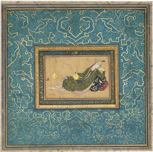 En liggende dame, ca. 1680