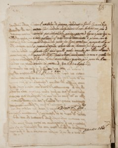 Portefølje med tegninger av Mutio Oddi fra Urbino og andre, s. 120, ca. 1635-40 (penn og blekk på papir i innbundet volum)