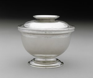 Sukkerfat, ca. 1745-1775 (sølv) av Myer Myers