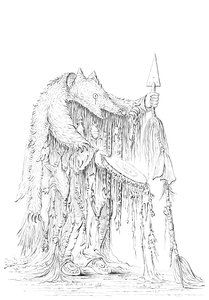 Indiansk sjaman, 1841.