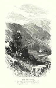 William Wordsworth: The Excursion (gravering) av Myles Birket (after) Foster