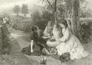 En fest med kirsebær av Myles Birket Foster