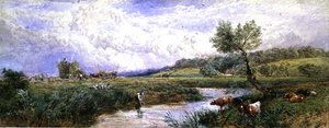 Innhøstningstid av Myles Birket Foster