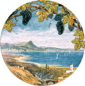 Illustrasjon for "The Traveller" av Myles Birket Foster