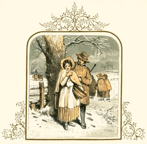 Kjærlighet i snøen av Myles Birket Foster