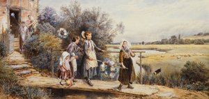 1. mai-kranser, av Myles Birket Foster
