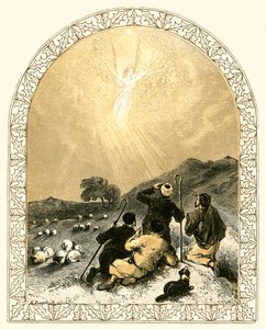 Hyrder og engel av Myles Birket Foster
