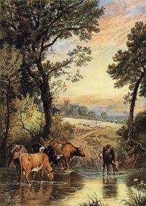 Sommerkveld av Myles Birket Foster