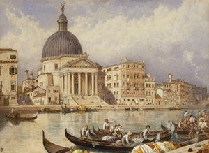 Kirken San Simone og San Guida av Myles Birket Foster