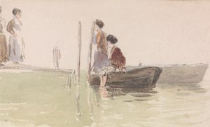 The Jetty av Myles Birket Foster
