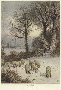 Vinter av Myles Birket Foster