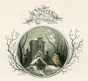 Winter av William Shakespeare av Myles Birket Foster