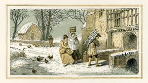 Winter av William Shakespeare av Myles Birket Foster