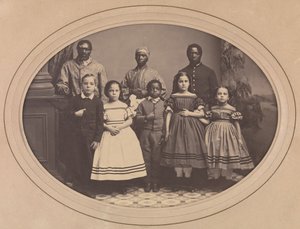 Frigjorte slaver hentet fra Louisiana av oberst George H. Banks, desember 1863. av Myron H. Kimball