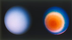 Uranus fra romfartøyet Voyager 2, c1980-tallet. av NASA Images