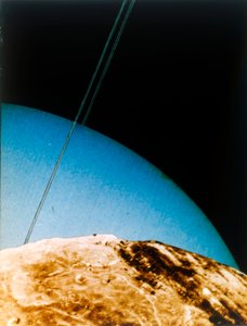 Uranus sett fra Miranda, 1986. av NASA Images