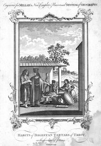 Vaner til Dagestan Tartars of Tarcu, på grensene til Persia, 1780 av N. C. Goodnight