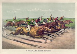 A Head and Head Finish av Currier & Ives av Currier and Ives