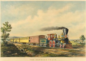 Ekspress tog av Currier and Ives