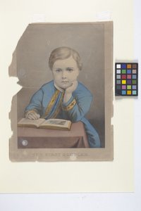 The First Scholar (håndfarget litografi)
