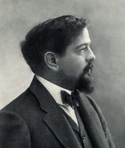 (Achille) Claude Debussy (1862-1919) av Nadar