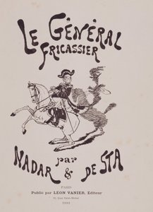 Boken "den generelle fricassier" av Gaspard Felix Tournachon dit Felix Nadar (1820-1910) og Henri De Sta (1846-1920). Leon Vanier redaktør av Nadar