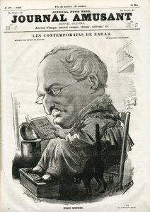 Omslag til "Le Journal Amusant", 5. mai 1859 (gravering) av Nadar