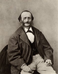Jacques Offenbach (1819–1880) (s/hvitt-bilde) av Nadar