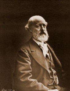 Portrett av Eugene Viollet-le-Duc (Viollet le Duc) (1814-1879), arkitekt og akvarell 1814-1879 (bilde) av Nadar