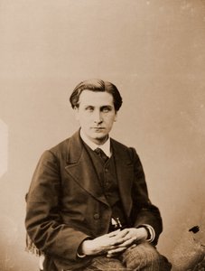 Portrett av Francois Coppee, poet 1842-1908 (bilde) av Nadar