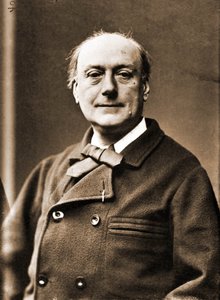 Portrett av Theodore de Banville, poet 1823-1891 (bilde) av Nadar