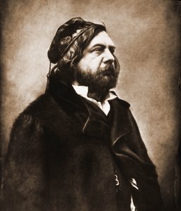Portrett av Theophile Gautier, poet 1811-1872 (bilde) av Nadar