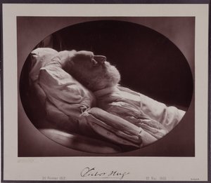 Victor Hugo på dødsleiet, 22. mai av Nadar