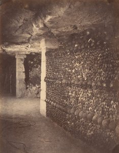 Katakombene, Paris, april 1862. av Nadar