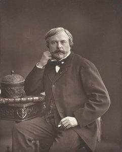 Edmond de Goncourt fransk forfatter og kritiker, 1822-1896, ca. 185376. av Nadar
